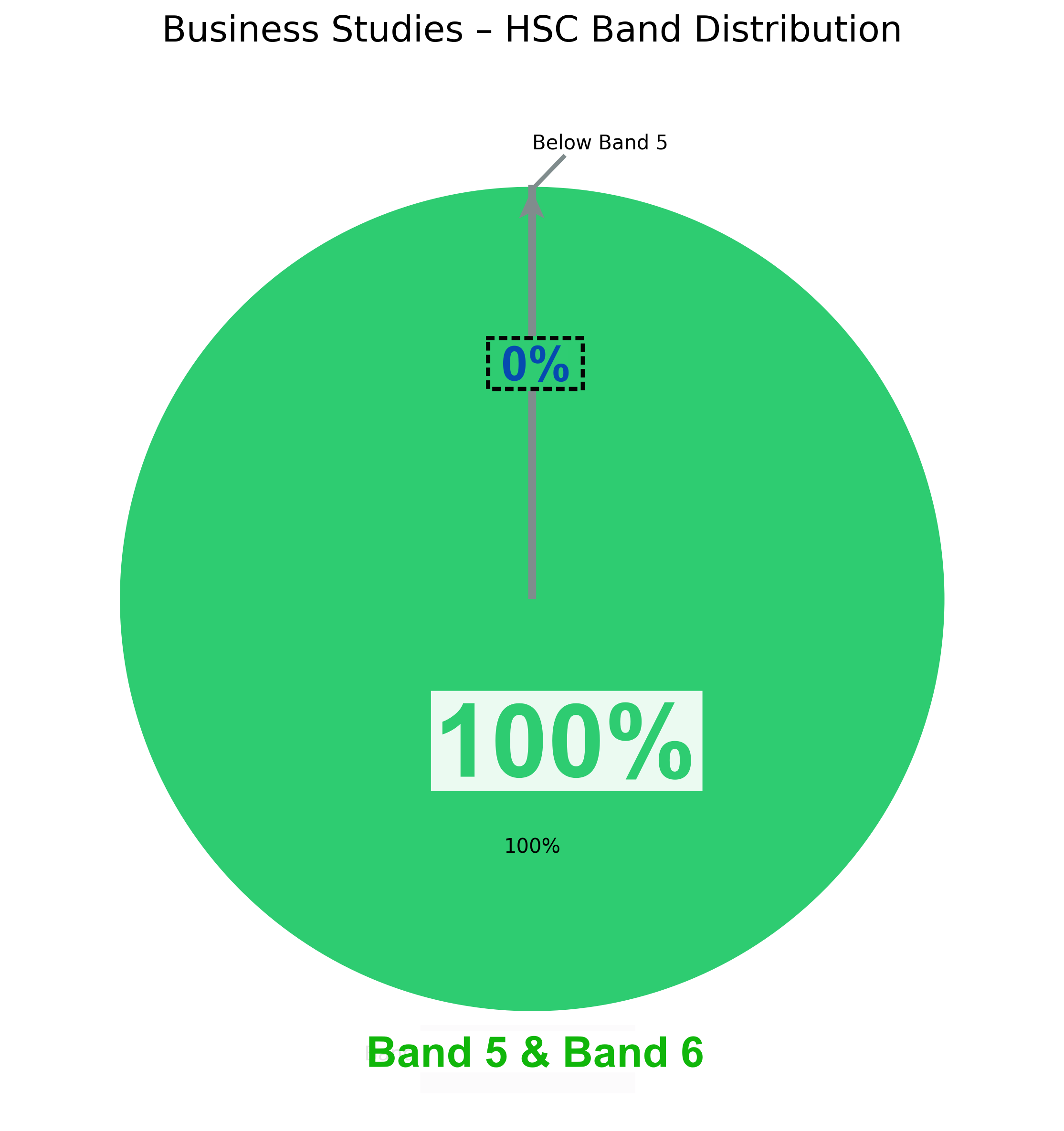 Business Studies Band Distribution 2025